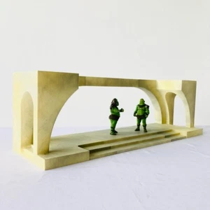 Jabba's Palace Alcove Diorama (Longer Version) for 3.75 inch (1:18) Figures - Picture 1 of 9
