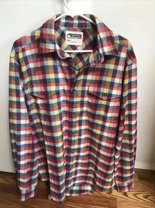 MOUNTAIN KHAKIS JACKSON HOLE PLAID BUTTON DOWN SHIRT MENS Medium Multicolor - Picture 1 of 7
