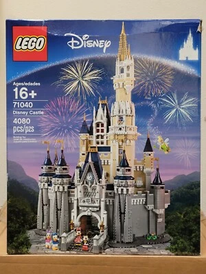 New LEGO Disney Castle Set Mickey + Tinker Bell 71040 (Retired) Some Box Damage - Image 1 of 4