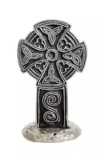 Pencarrow Keltenkreuz massiv Zinn Ornament - handgefertigt in Cornwall - Bild 1 von 5