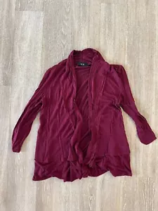 AGB Dark Red Lightweight Cardigan - Small - Picture 1 of 2