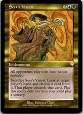 Seer's Vision  x4 Invasion  MtG NM