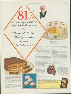1928 Royal Baking Powder Frosty Fruit Cake Coffee Spice Mocha Vtg Print Ad PR5 - Picture 1 of 1