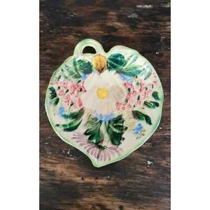 Vintage Borsato Floral Leaf Dish - Picture 1 of 7