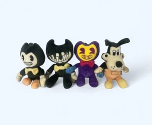 BENDY PLUSH LOT OF 4 INKED THE WOLF PURPLE - Picture 1 of 6