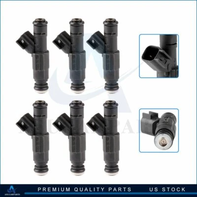 Inyectores de combustible 6 piezas para Dodge Caravan 2,4 L neón 2,0 L Stratus 2,4 L 1998-2000 1999 Foto 1 de 4