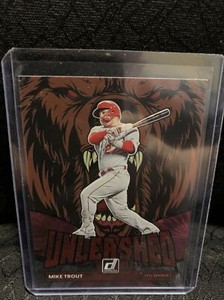 MIKE TROUT 2022 DONRUSS UNLEASHED PINK FIREWORKS #UL-3 LOS ANGELES ANGELS MVP