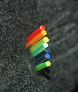 Bright Fiberoptic replace rods fiber optic.040" .060" .080" Multicolor BRIGHT