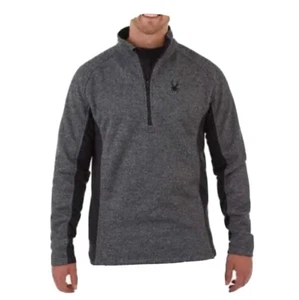 Spyder Herren Outbound 1/2 Half Zip Midweight Core Pullover, dunkelgrau, XLarge - Bild 1 von 4