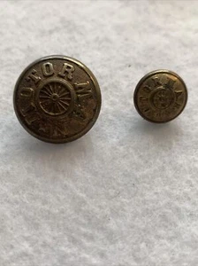 Antique Motorman Railroad Uniform Buttons ME16 - Picture 1 of 4