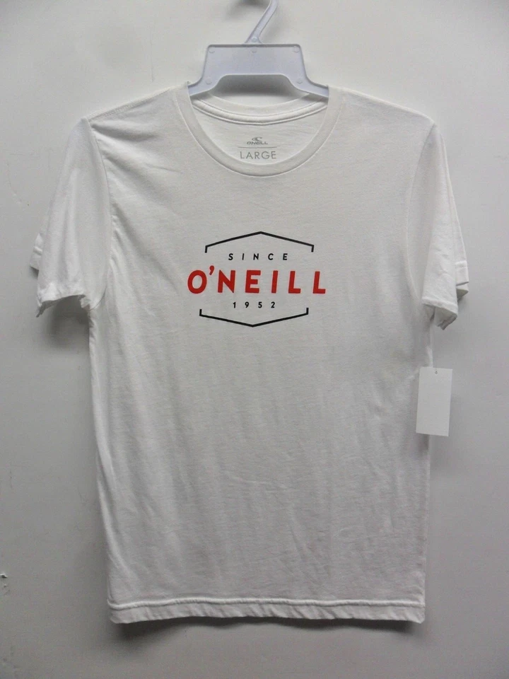 O'Neill Boy's S/S T-Shirt DUG - White - Large - NWT - LAST ONE LEFT - Image 1 of 1