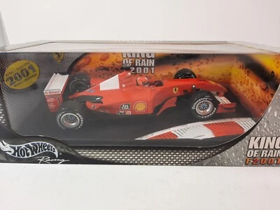 Hot Wheels Ferrari F2001 #1 Schumacher World Champion 2001 KING RAIN  1/18 56133 - Immagine 1 di 3