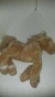 BEIGE AND TAN HORSE PLUSH STUFFED ANIMAL TOY DOLL