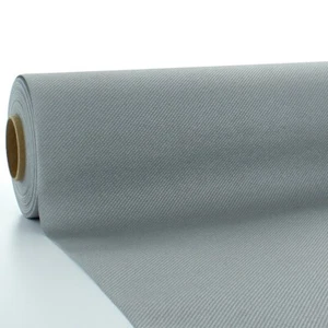 1 Tischdeckenrolle Silber aus Linclass® Airlaid 120 cm x 25 m - Einweg Tischband - Bild 1 von 2