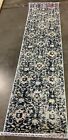 NAVY / IVORY 2' X 8' Flaw in Rug, Reduced Price 1172668128 MAD444N-28
