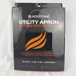 Blackstone 3047 Utility Apron, Cotton, Black 34" L 30" W 100% Cotton New - Bild 1 von 4