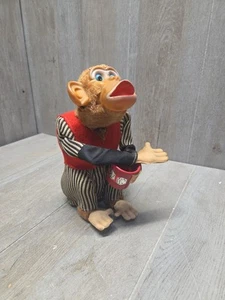 VINTAGE CRAGSTAN CRAP SHOOTING MONKEY BATTERY OP 1950-60s (Not Working) - Picture 1 of 10