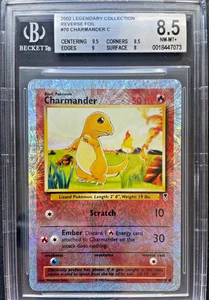 Pokémon Charmander Legendary Collection Reverse Holo Rare 70 BGS 8.5 - Picture 1 of 2