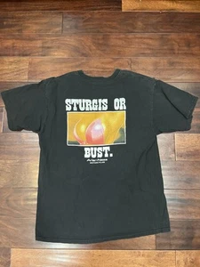Vintage Motorcycle Shirt Arlen Ness 90s? XLarge Sturgis Or Bust - Picture 1 of 6