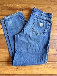 CARHARTT (FR) Fire Resistant FRB160 DNM ATPV 26.0 38x34 Denim Jean Pant FR3 - Picture 1 of 11