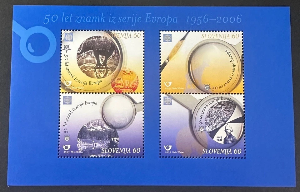 SLOVENIA   605a  Beautiful Mint  NEVER  Hinged  Sheet  Of  4 - Image 1 of 1