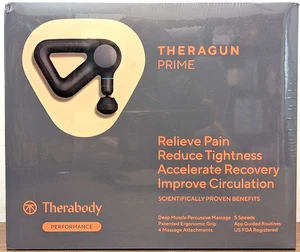 ¡NUEVO! Pistola de masaje terapia de percusión de tejido profundo TheraGun Prime (5.ª generación) - negra - Imagen 1 de 3