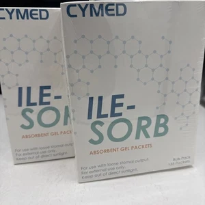 270 packets CYMED ILE-SORB Absorbent Ostomy Gel Packets 2 boxes 135 ea 87230 - Picture 1 of 6