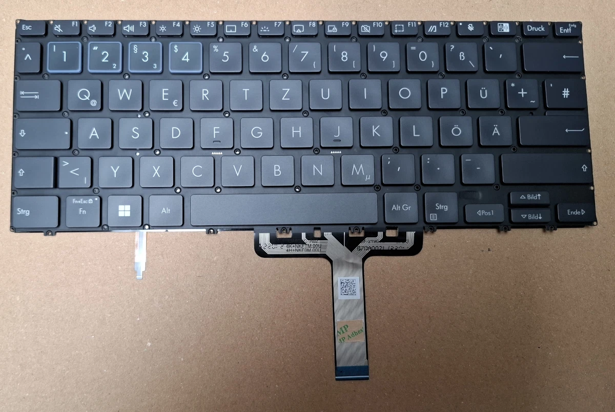 Deutsche Tastatur Für Asus N10J – Schwarze Ersatz-Tastatur, Einfacher Einbau