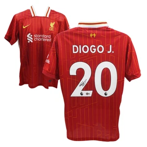 Diogo Jota Signed Liverpool FC Home Soccer Jersey #20 with Beckett COA - Picture 1 of 4