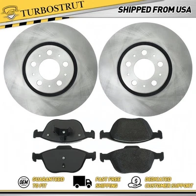 Комплект передних оригинальных тормозных дисков тормозных колодок для Volvo XC90 2,9 л 2003-2006 годов выпуска - Изображение 1 из 2