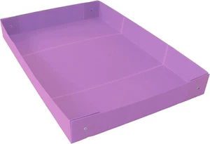 Midlee Guinea Pig Corrugated Plastic Cage Liners - 2 x 3 Panel Size - Purple - Picture 1 of 6
