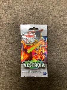 Bakugan Pro, Shields of Vestroia Booster Pack with 11 Collectible Trading Cards - Picture 1 of 2