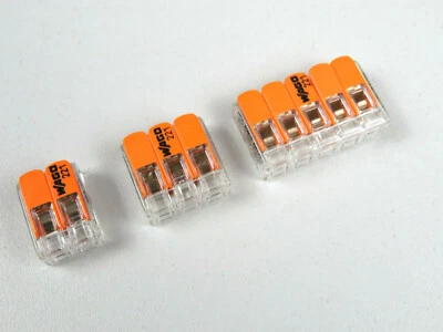 WAGO | Dosenklemmen | 221-412 221-413 221-415 | Verbindungsklemme | Klemme Dose