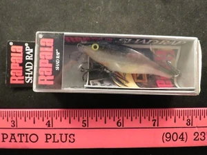 Vintage Rapala Shallow Shad Rap SSR-7 S Silver Lure Made Ireland New Old Stock - Bild 1 von 3