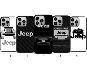 New Jeep iPhone Case 8 X/Xs XR SE 2022 11 12 13 mini 14 15 16e Plus and Pro Max - Photo 1 sur 10