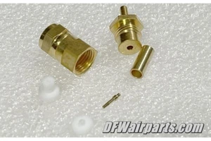 1702-1571-003, 5935-01-186-5451, Nos Aircraft Coaxial Cable Straight Crimp Conne - Picture 1 of 1