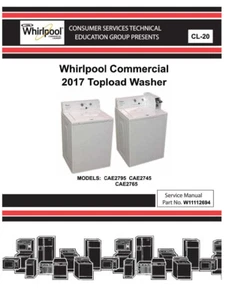 WHIRLPOOL CAE2745FQ0 CAE2745FQ CAE2745FQ1 SERVICE REPAIR MANUAL PAPER AND PDF - Picture 1 of 1