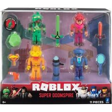 Roblox Celebrity Series 7 HEROES OF ROBLOXIA: BLUE BASHER CAP Figure w/BELT  Code