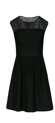 Vestido maya sin mangas con corpiño de encaje negro con bolsillos REISS para mujer. UK 6, EU 34. Foto 1 de 4