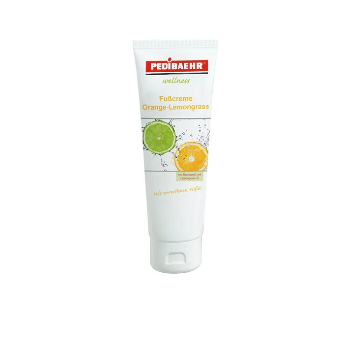 PEDIBAEHR WELLNESS Fußcreme Orange-Lemongrass 125ml