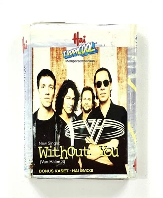 Van Halen Rare Indonesian Promo Cassette Tape Without You Gary Cherone Eddie 🚨 - Image 1 of 2