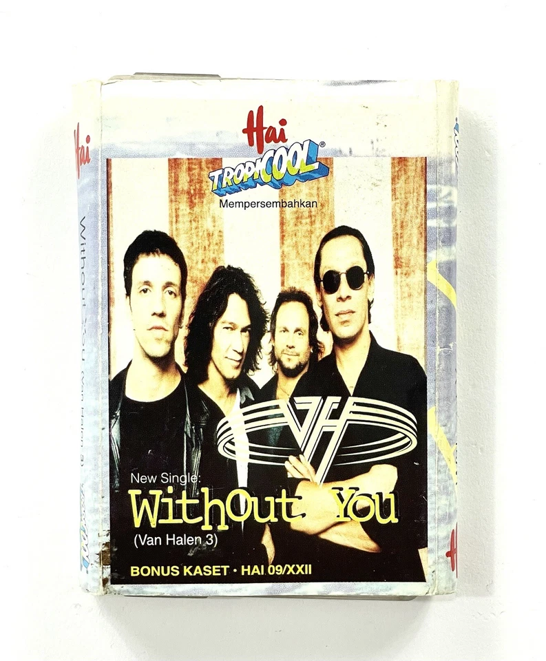 Van Halen Rare Indonesian Promo Cassette Tape Without You Gary Cherone Eddie 🚨 - Image 1 of 2