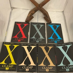 VTG Clamp X Manga-Asuka Comics 1999 Bundle/Lot (Vol. 1,4,5,7,8,13,15) - Picture 1 of 9