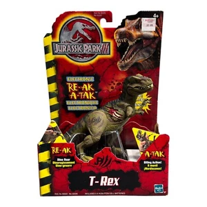 Jurassic Park III T-REX Electronic RE-AK A-TAK Dinosaurier Figur Hasbro 2000 NEU - Bild 1 von 10