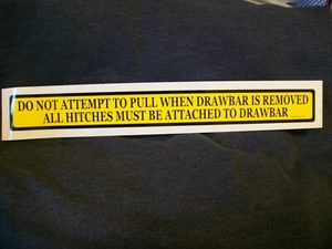 Informationsaufkleber für F-Serie Farmall Traktoren - Vinyl - Bild 1 von 1