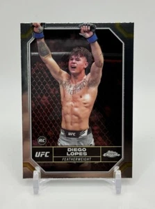 2024 Topps Chrome UFC - #26 Diego Lopes (RC) Base Rookie - Picture 1 of 4