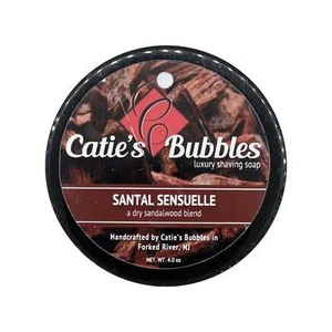 Santal Sensuelle Shaving Soap - by Catie's Bubbles (Used) - Picture 1 of 2