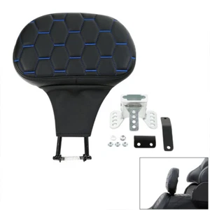 Driver Backrest Pad Fit For Harley Touring CVO Street Glide CVO Limited 1988-23 - Picture 1 of 10