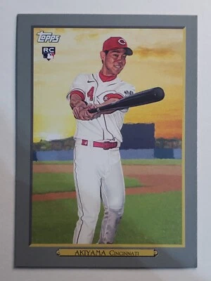 2020 Topps Update Turkey Red '20 #TR14 Shogo Akiyama ~ Cincinnati Reds - Image 1 of 2