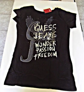 Guess - Logo Tee - Jet Black - Size Small - Picture 1 of 1